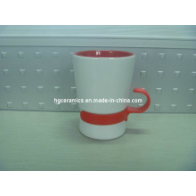 Ceramic Mug with Plastic Handle